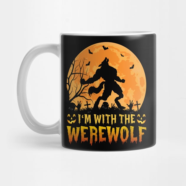 I’m With The Werewolf Halloween by binnacleenta